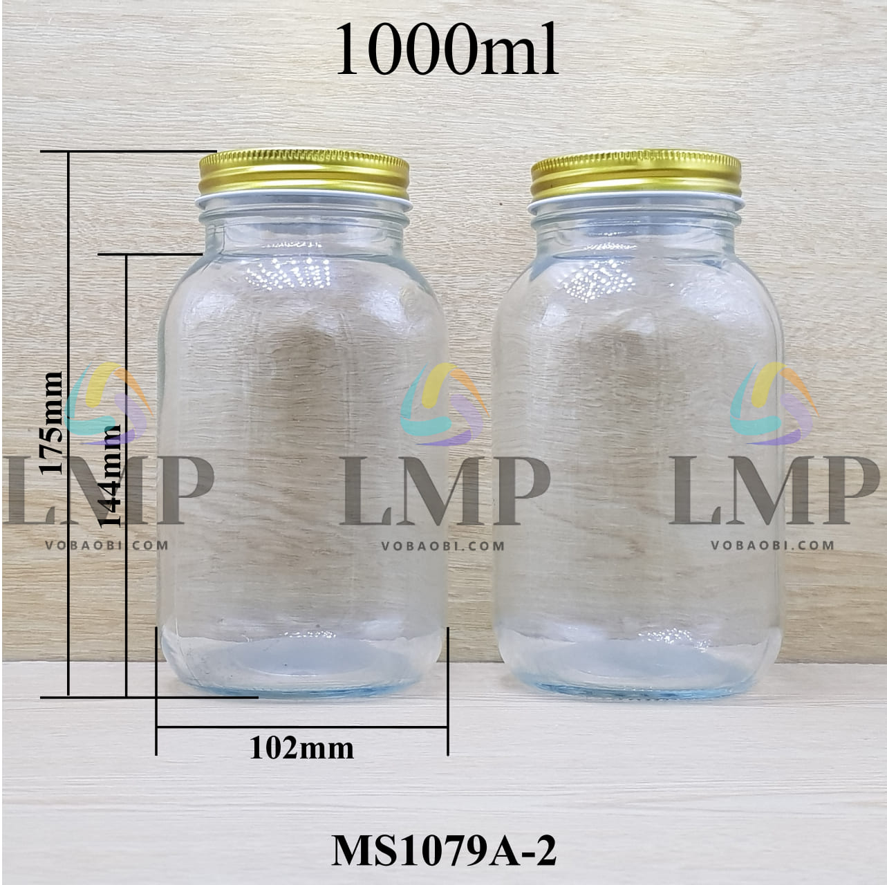 Hũ TT trong 1000ml