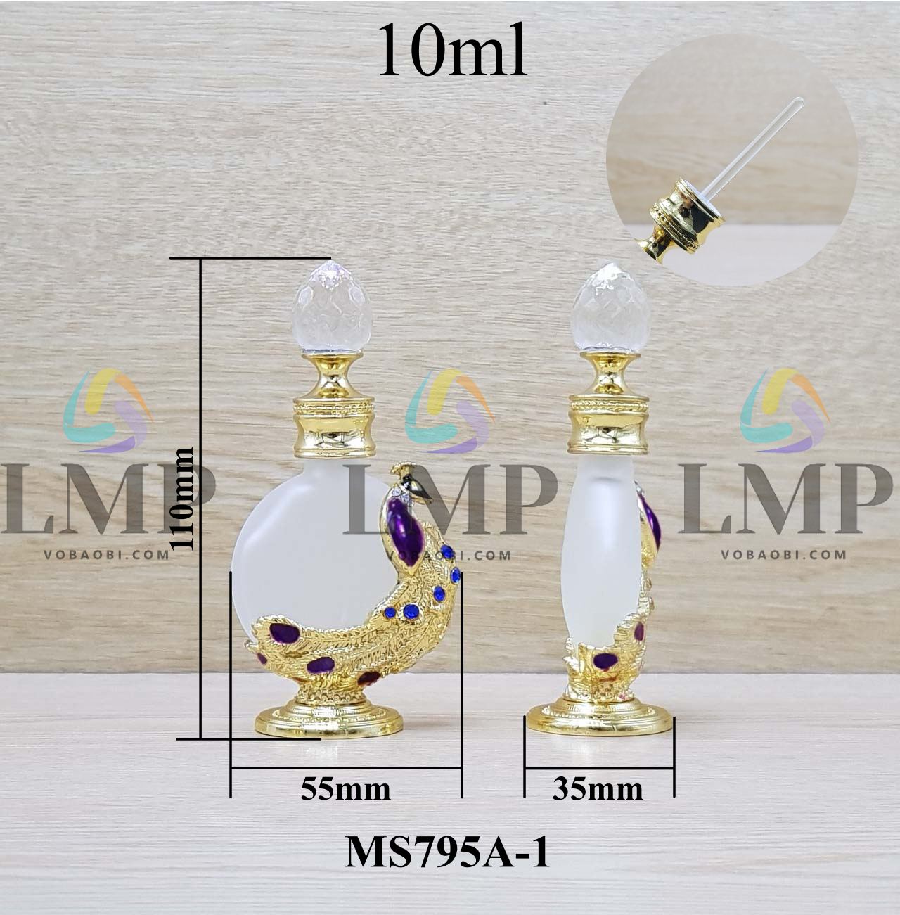 Chai nước hoa Dubai chim công 10ml
