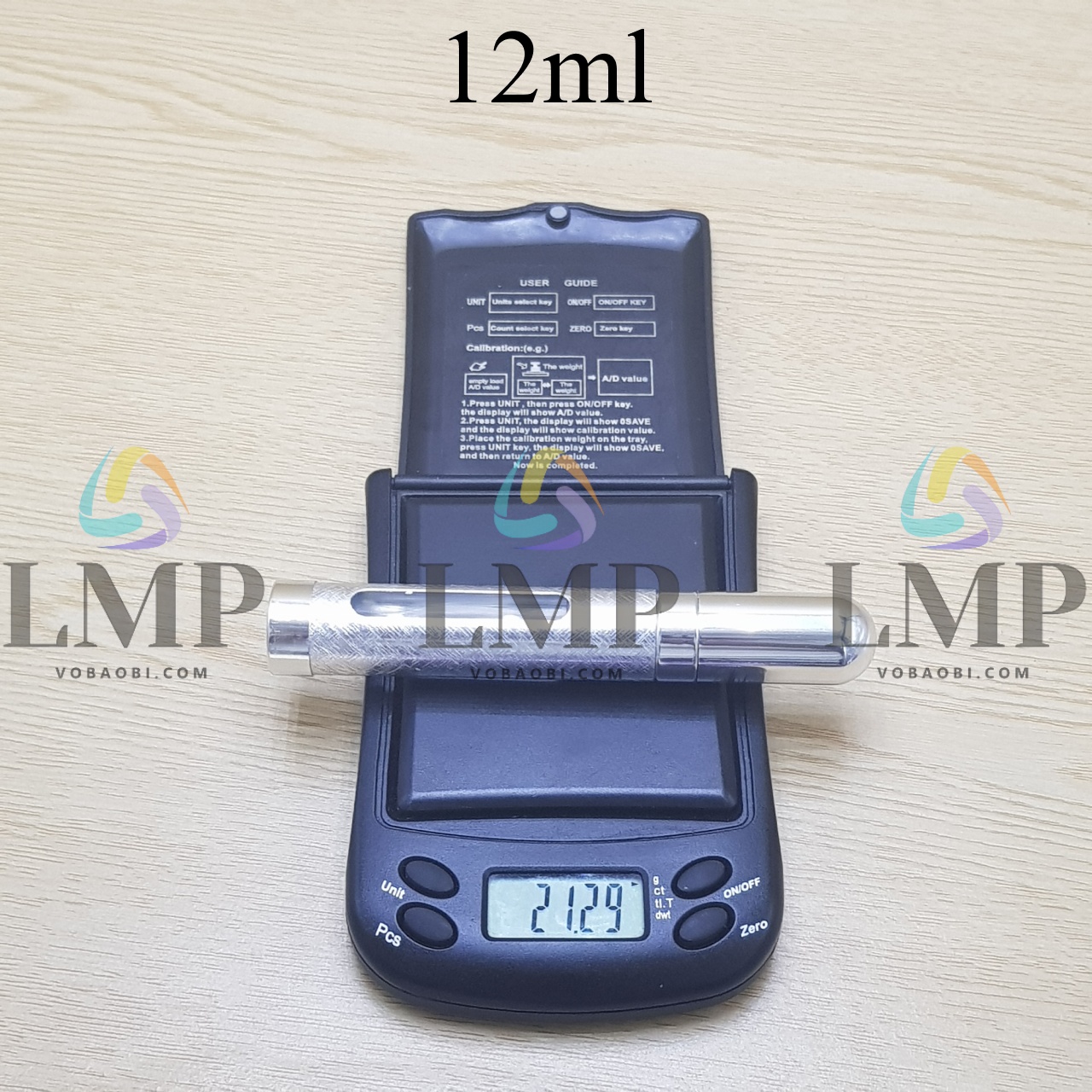 Chai nước hoa bộc nhôm 12ml