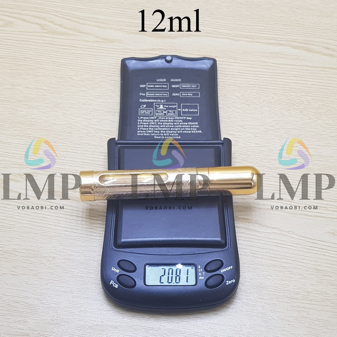 Chai nước hoa bộc nhôm 12ml