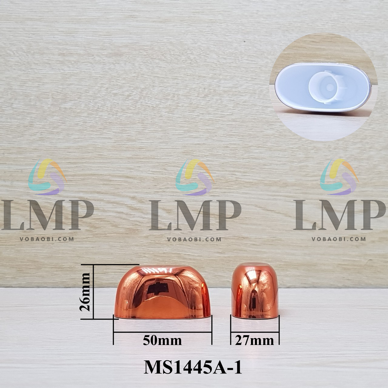 Nắp tuýp oval