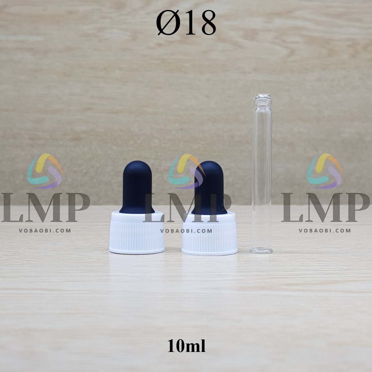 Nắp bóp khoen nhựa sọc Ø18