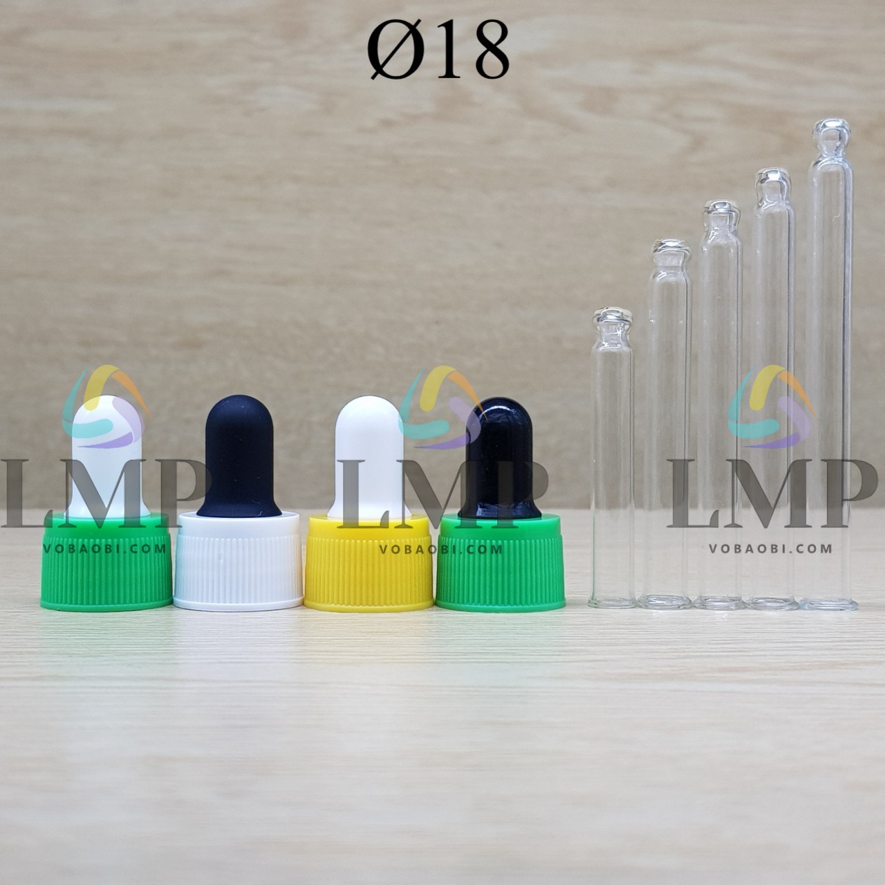 Nắp bóp khoen nhựa sọc Ø18