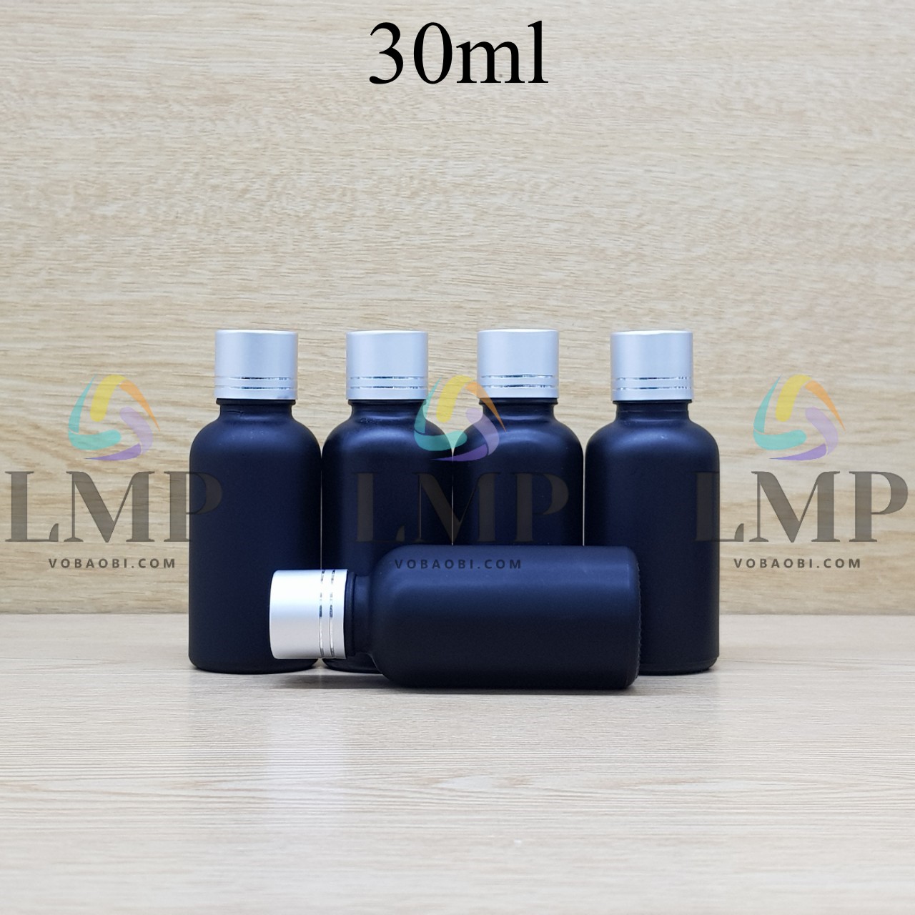 Chai tinh dầu phun mờ nắp xi 2 viền 30ml