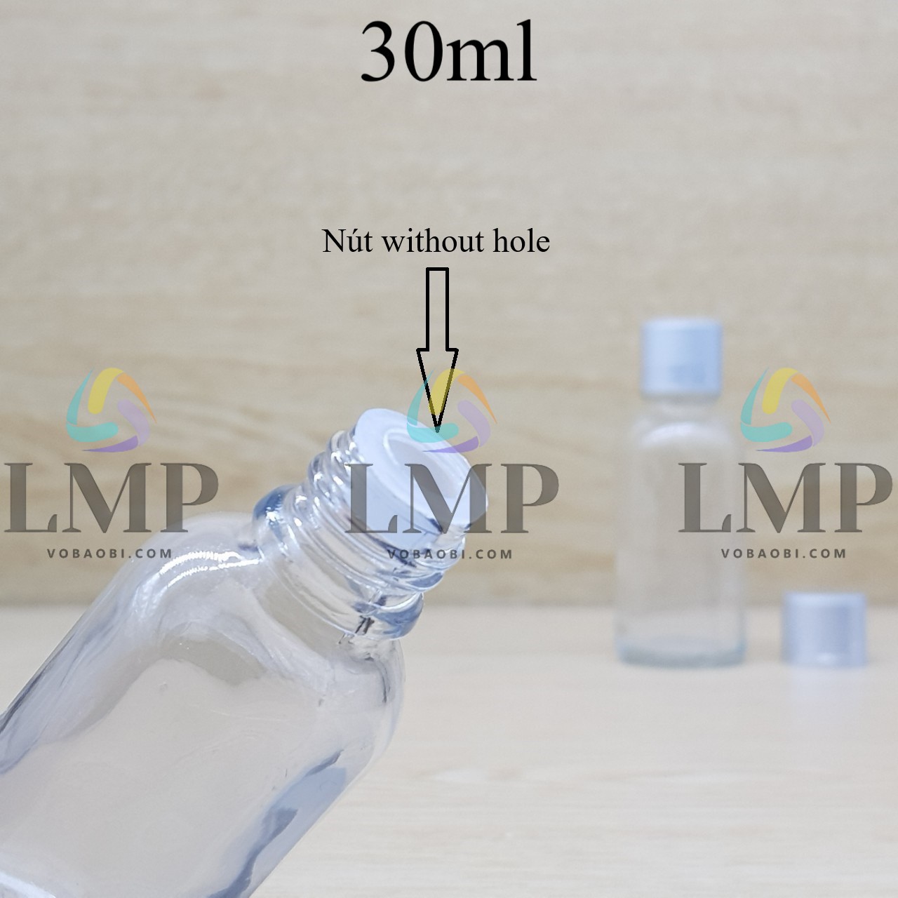 Chai tinh dầu nắp xi 2 viền 30ml