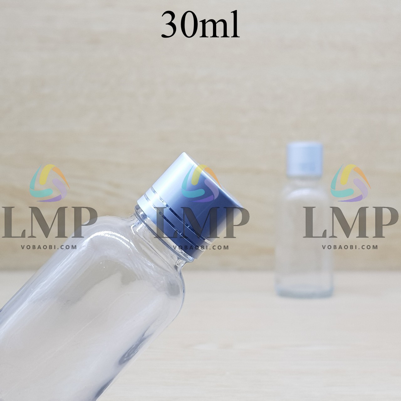 Chai tinh dầu nắp xi 2 viền 30ml