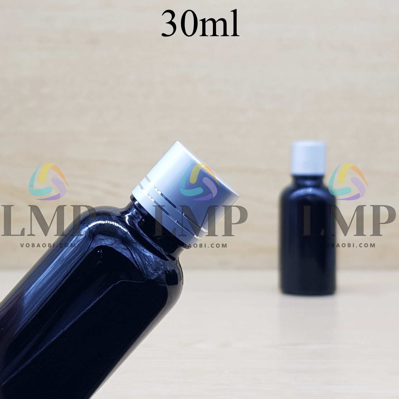 Chai tinh dầu nắp xi 2 viền 30ml