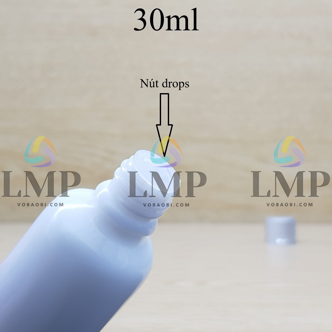 Chai tinh dầu nắp xi 2 viền 30ml