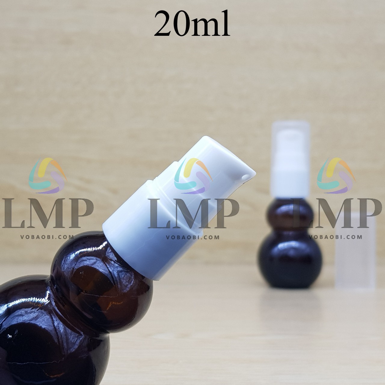 Chai hồ lô xịt giọt 2 viền 20ml