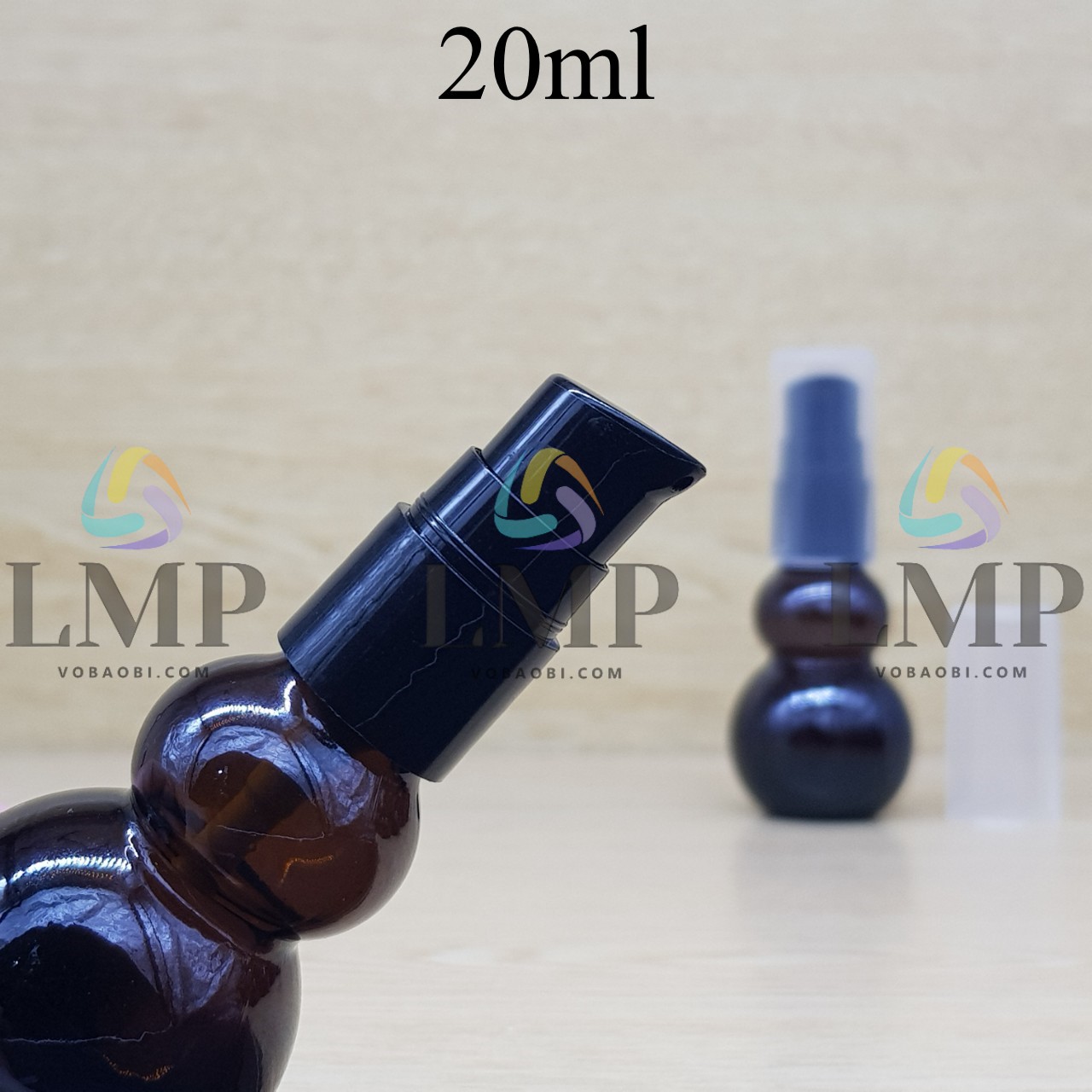 Chai hồ lô xịt giọt 2 viền 20ml