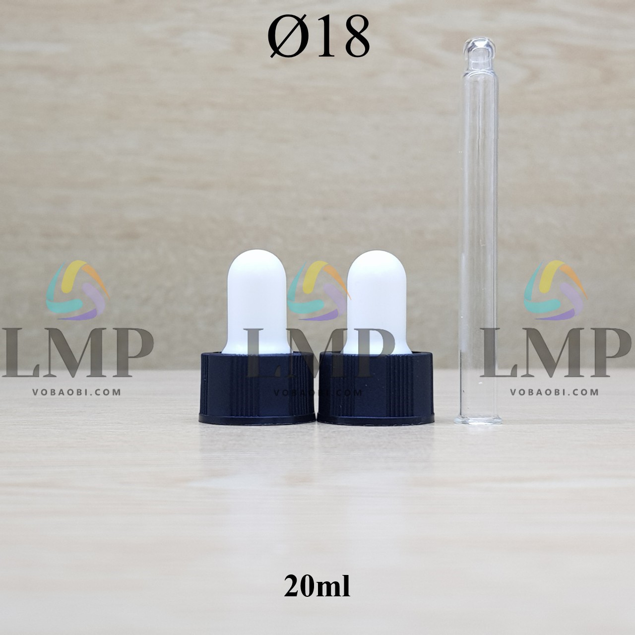 Nắp bóp khoen nhựa sọc Ø18