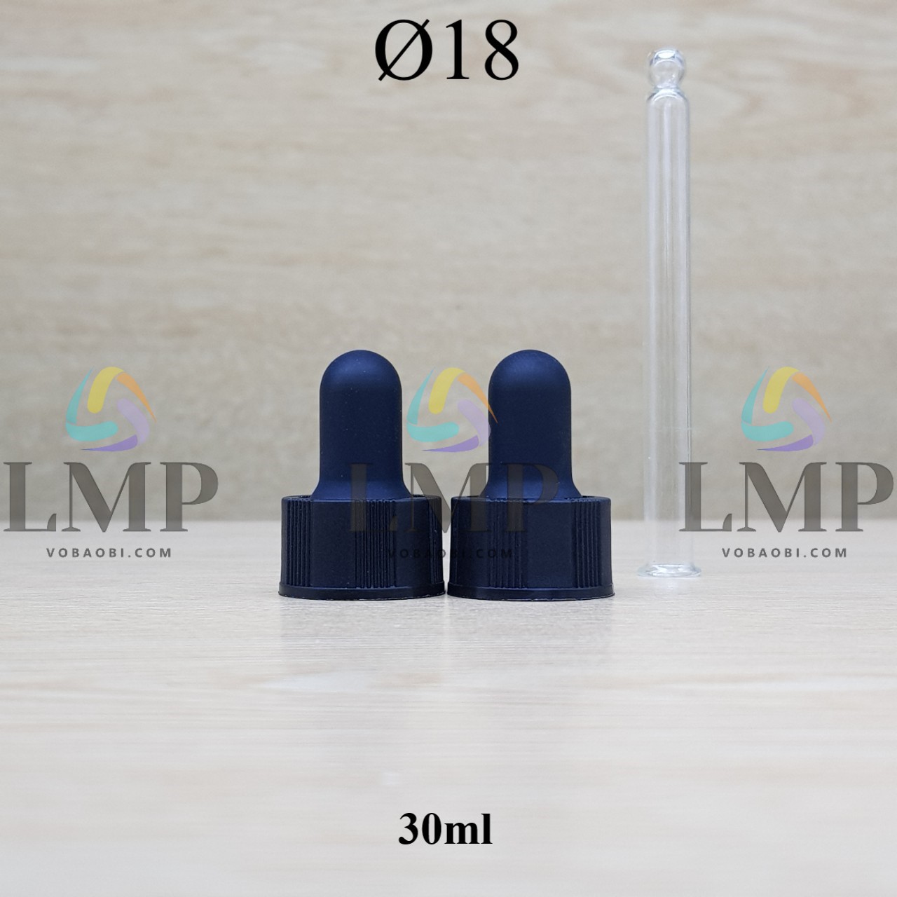 Nắp bóp khoen nhựa sọc Ø18