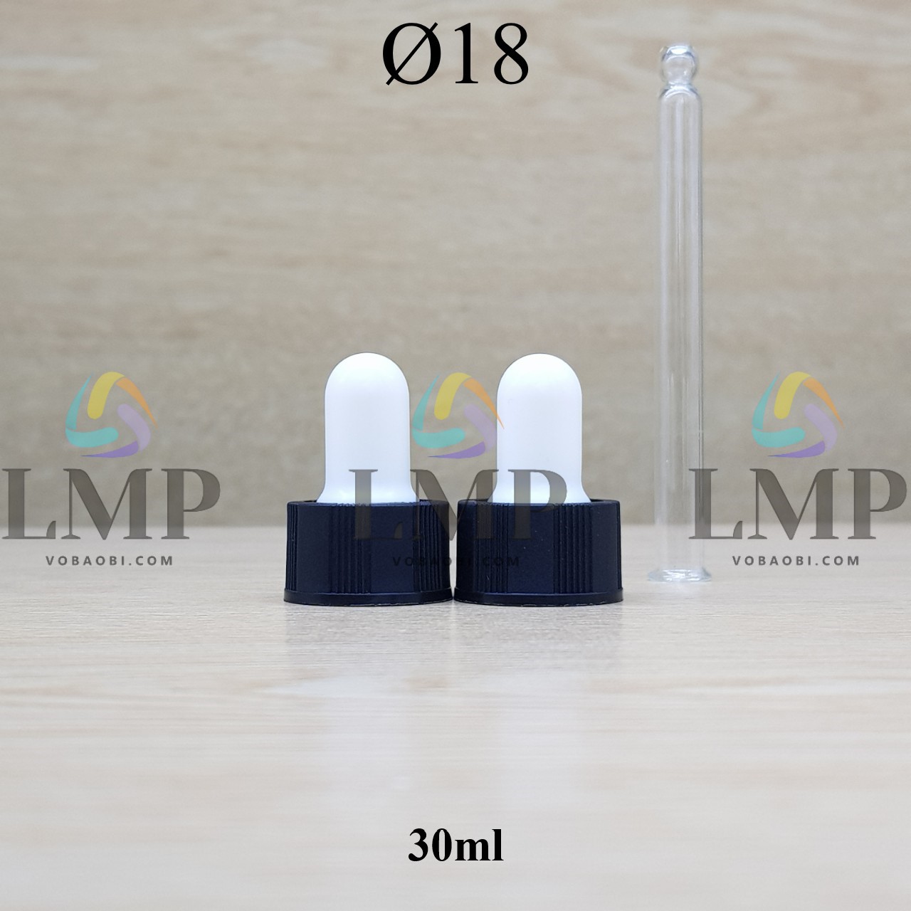 Nắp bóp khoen nhựa sọc Ø18
