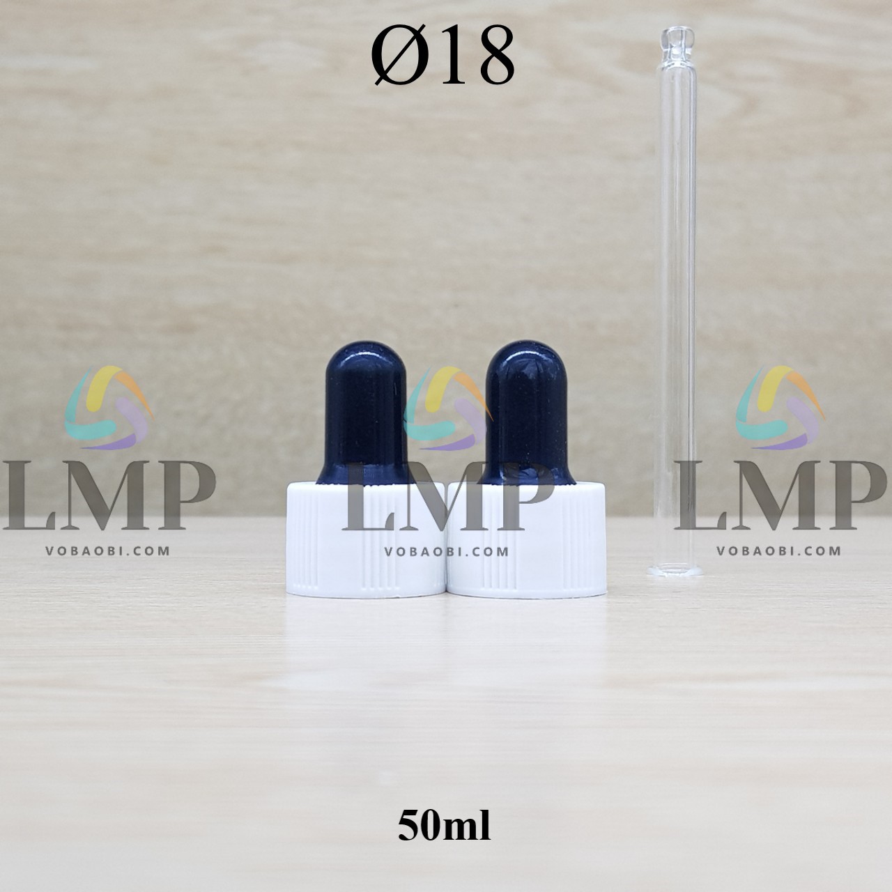 Nắp bóp khoen nhựa sọc Ø18