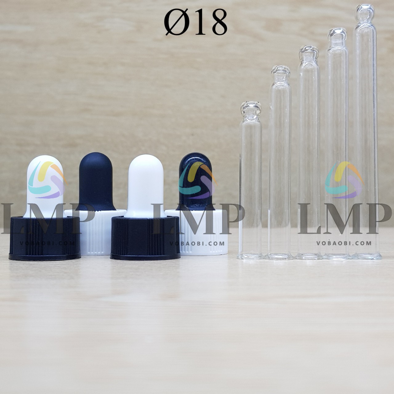 Nắp bóp khoen nhựa sọc Ø18