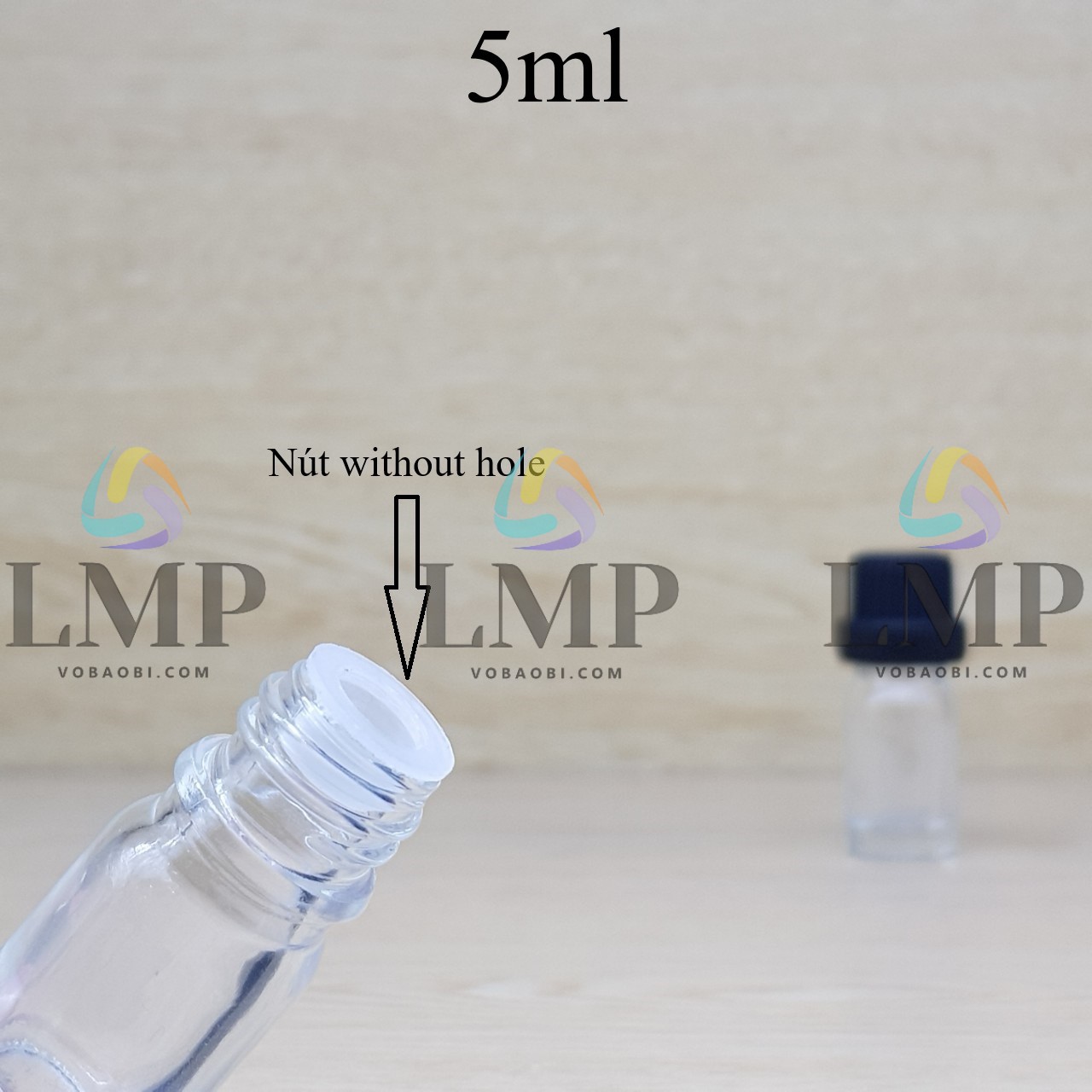 Chai tinh dầu nắp dày 5ml