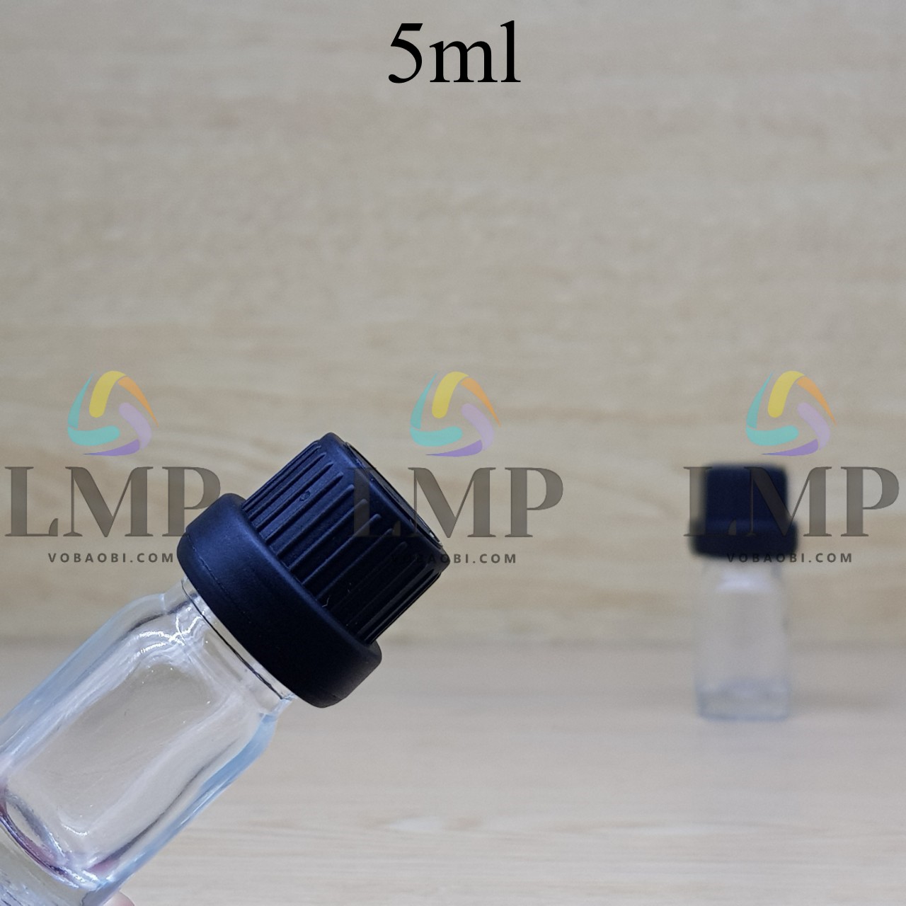 Chai tinh dầu nắp dày 5ml