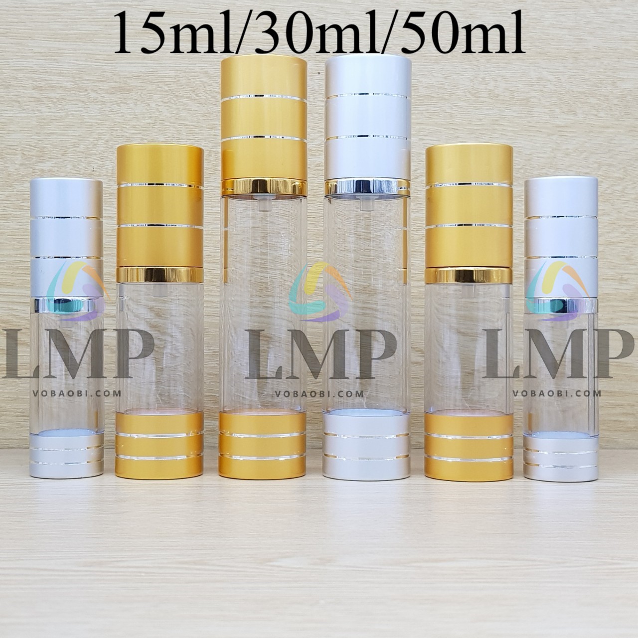 Chai hck thân trong nắp 2 viền