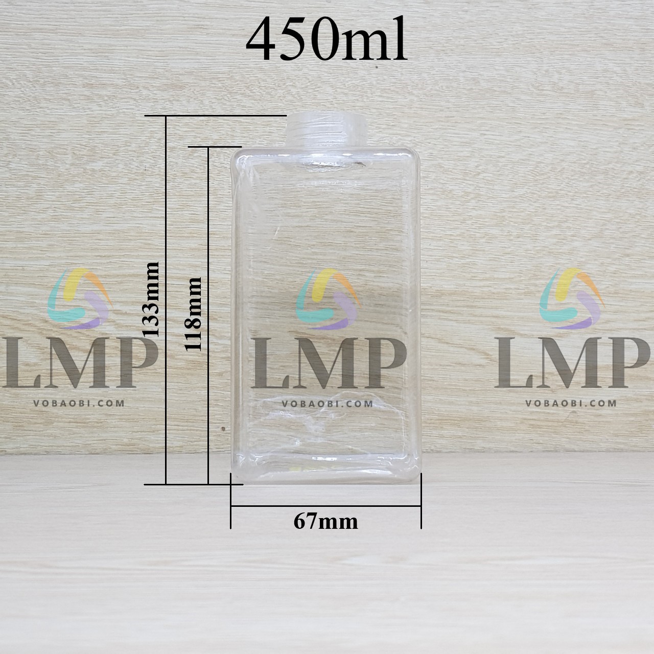 Chai lotion vuông cổ Ø24, Ø33