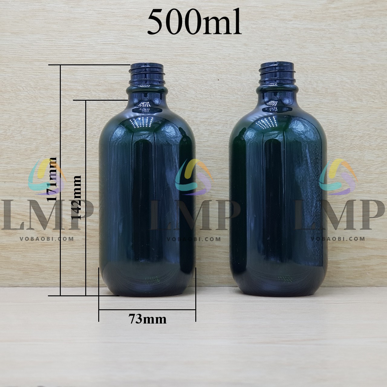 Chai PET 500ml 38g