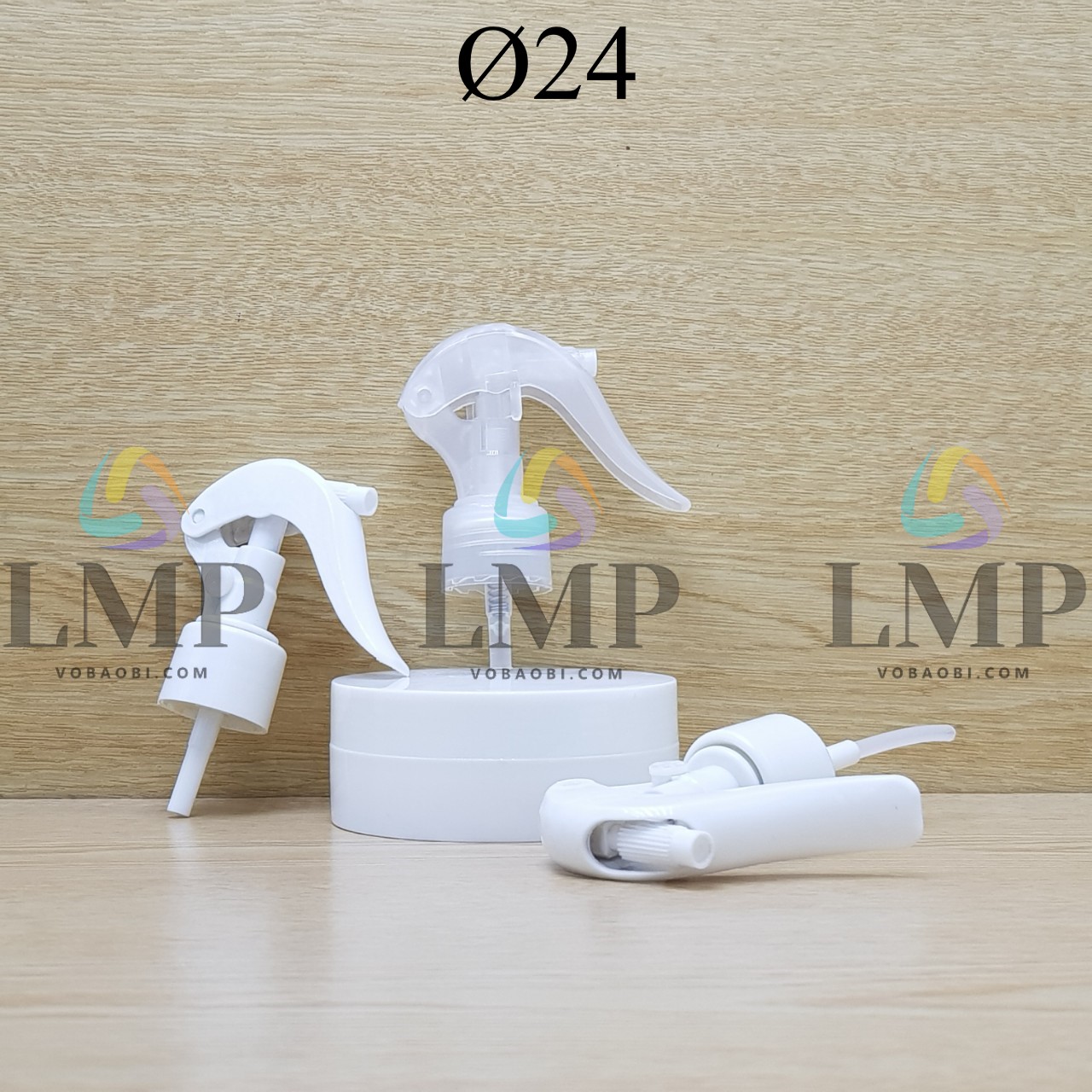 Đầu xịt kiếng có khóa Ø24