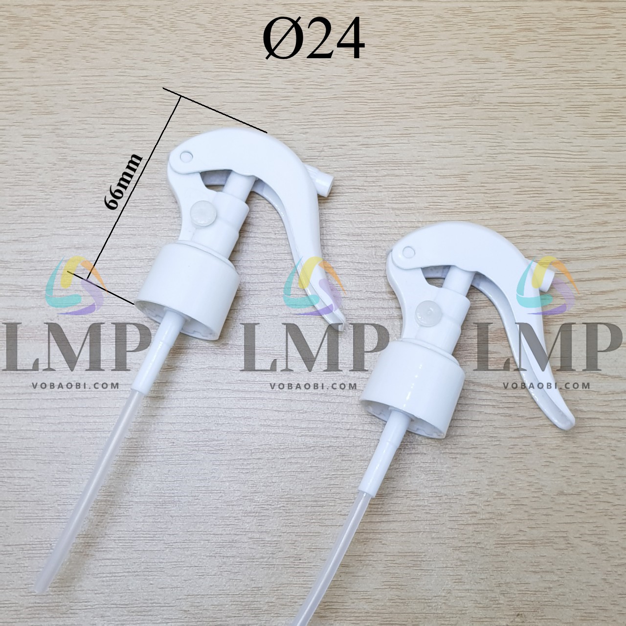 Đầu xịt kiếng có khóa Ø24