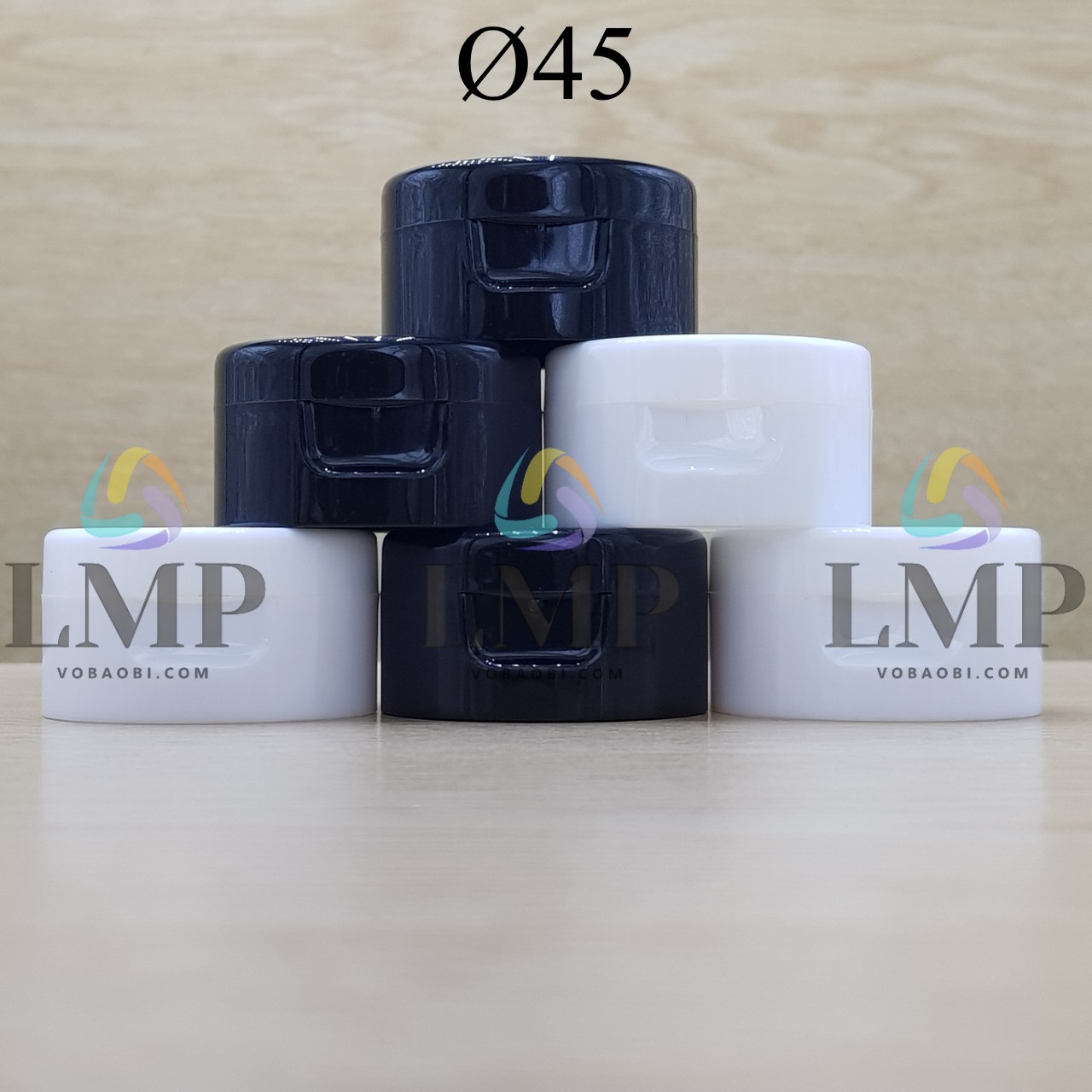 Nắp bật trơn Ø45