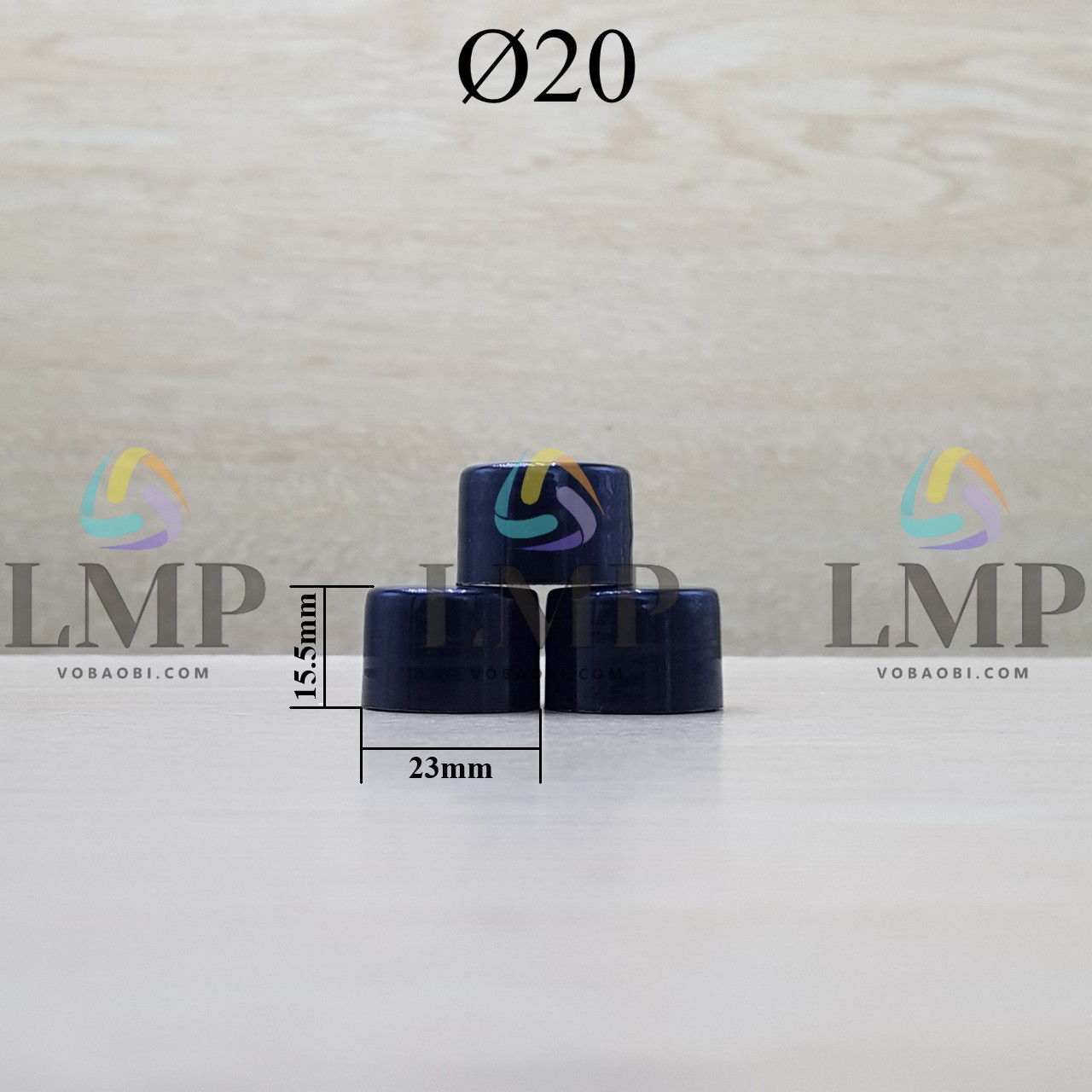 Nắp vặn trơn Ø20