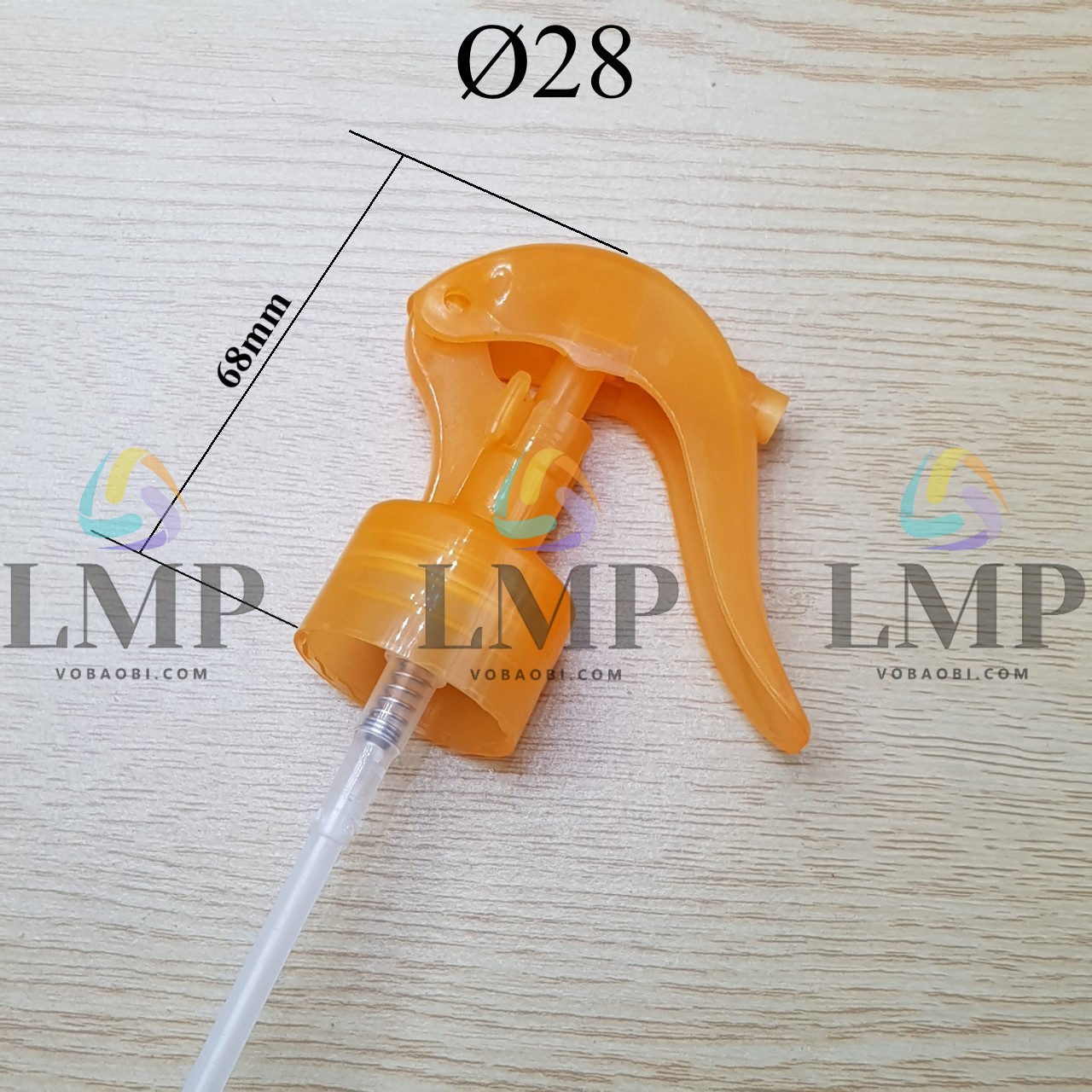 Đầu xịt kiếng có khóa Ø28