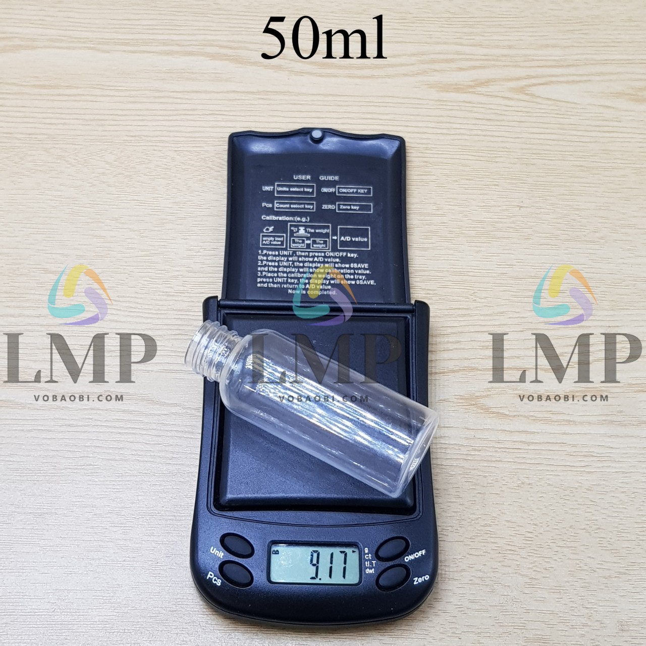 Thân chai vai tròn 50ml