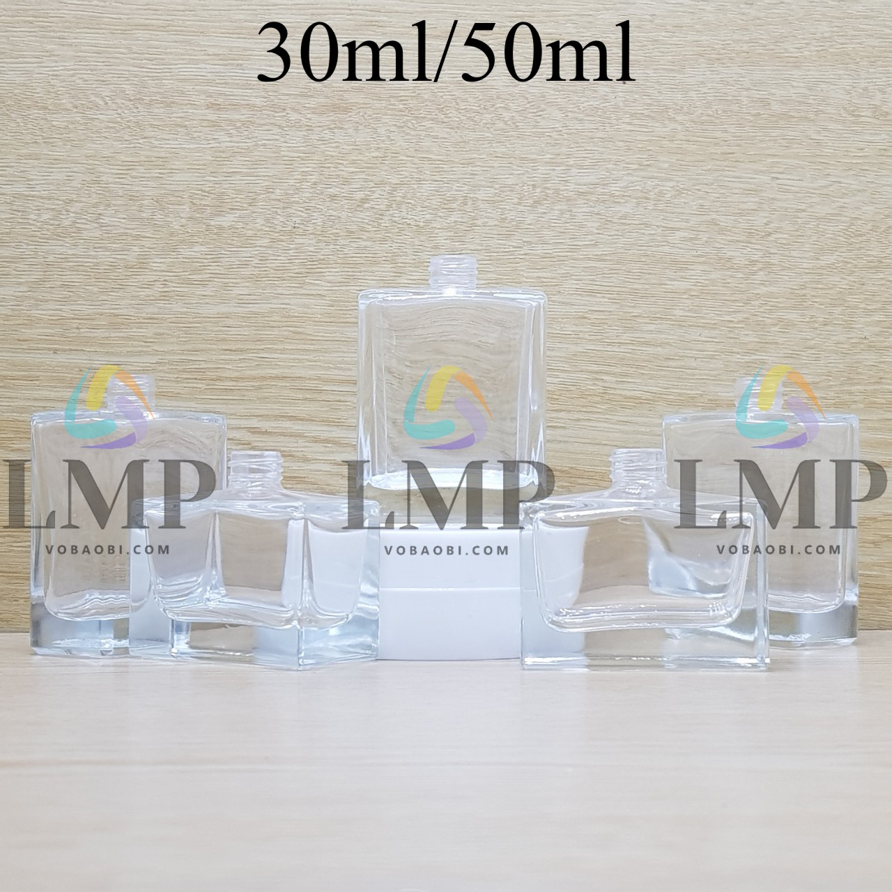 Thân chai vuông LMP cổ Ø14.5