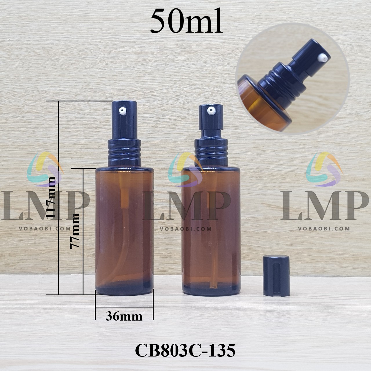 Chai thủy tinh nâu đầu nhôm giọt cao