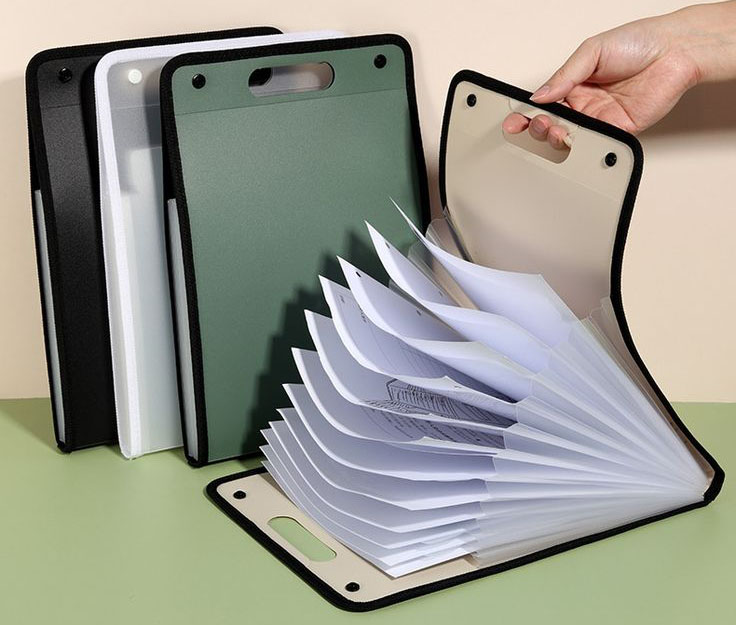 Plastic [Reference Design] Accordion-Style Files That Maximize Storage Beauty