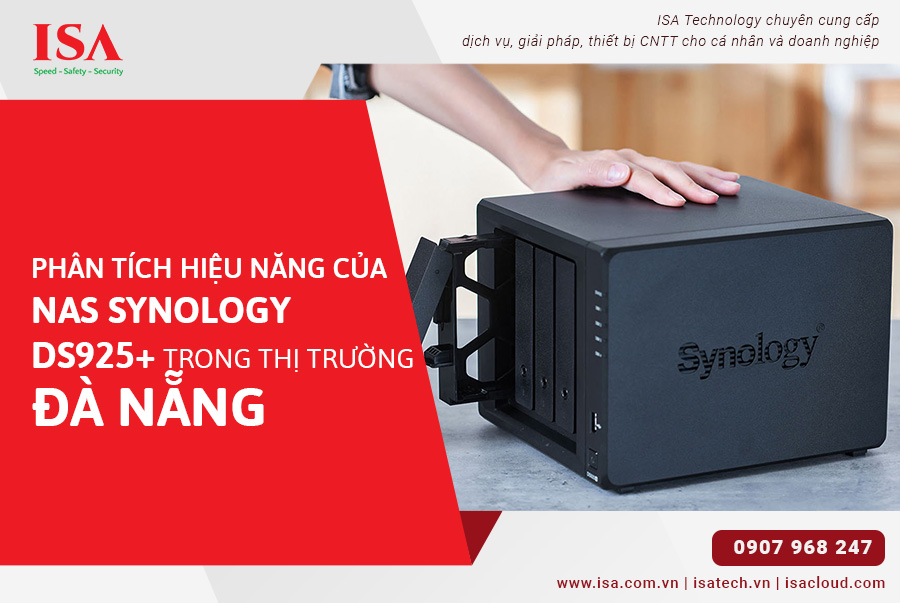 Phân tích hiệu năng của Nas Synology DS925+ trong thị trường Đà Nẵng