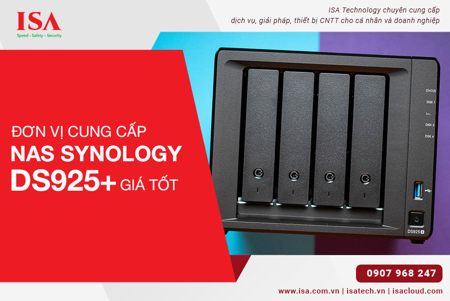 Đơn vị cung cấp Nas synology DS925+ giá tốt