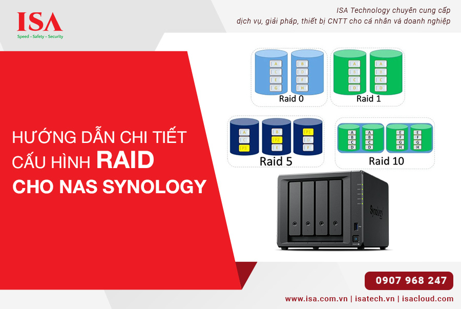 Hướng dẫn chi tiết cấu hình RAID cho NAS Synology