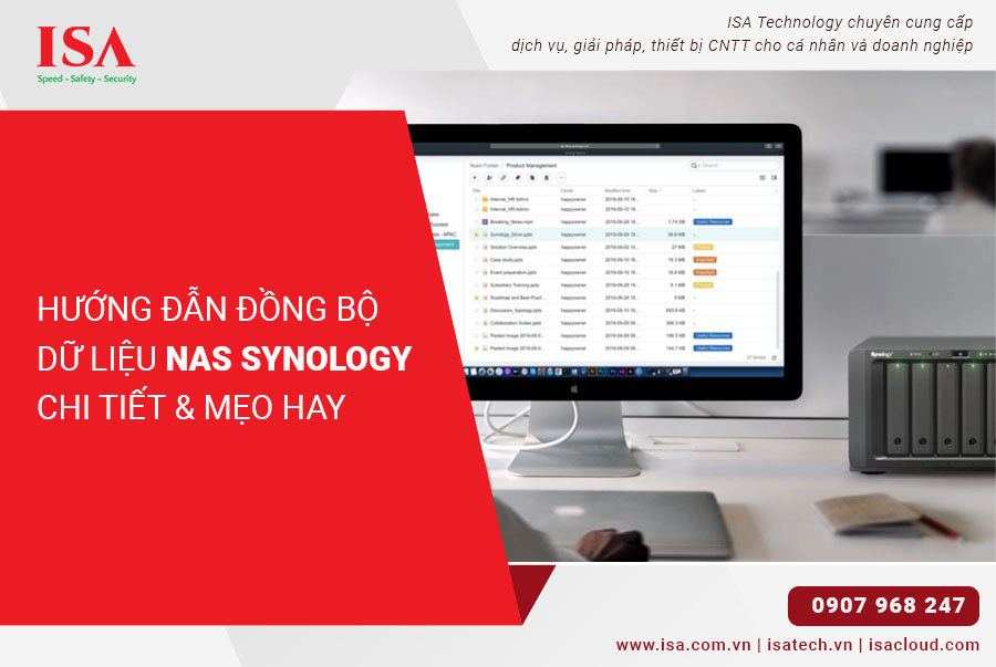 Hướng dẫn đồng bộ dữ liệu Nas Synology chi tiết và mẹo hay