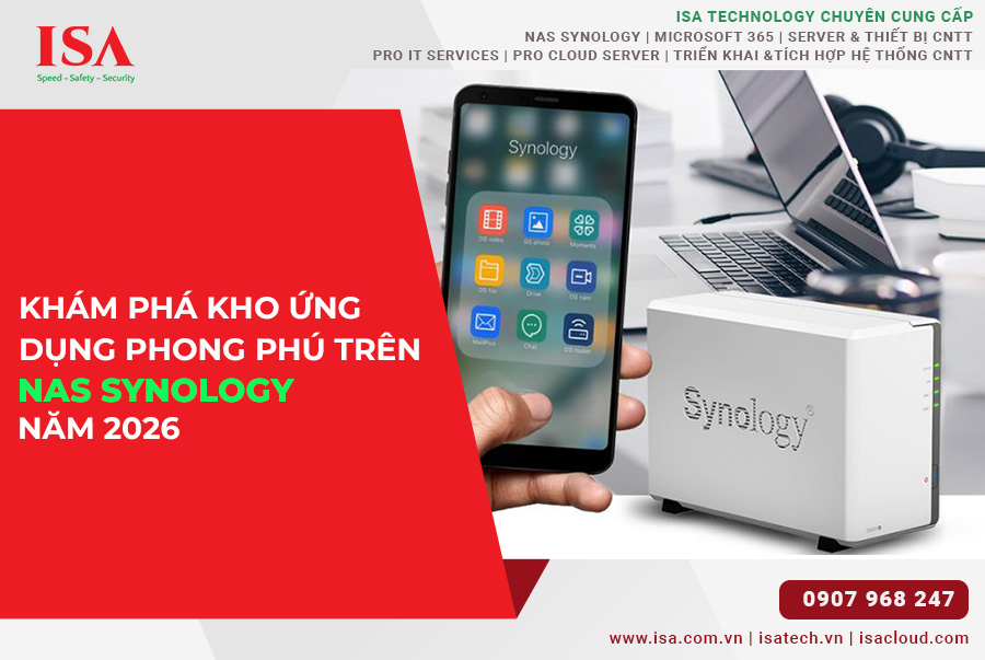 Khám phá kho ứng dụng phong phú trên nas synology 2026