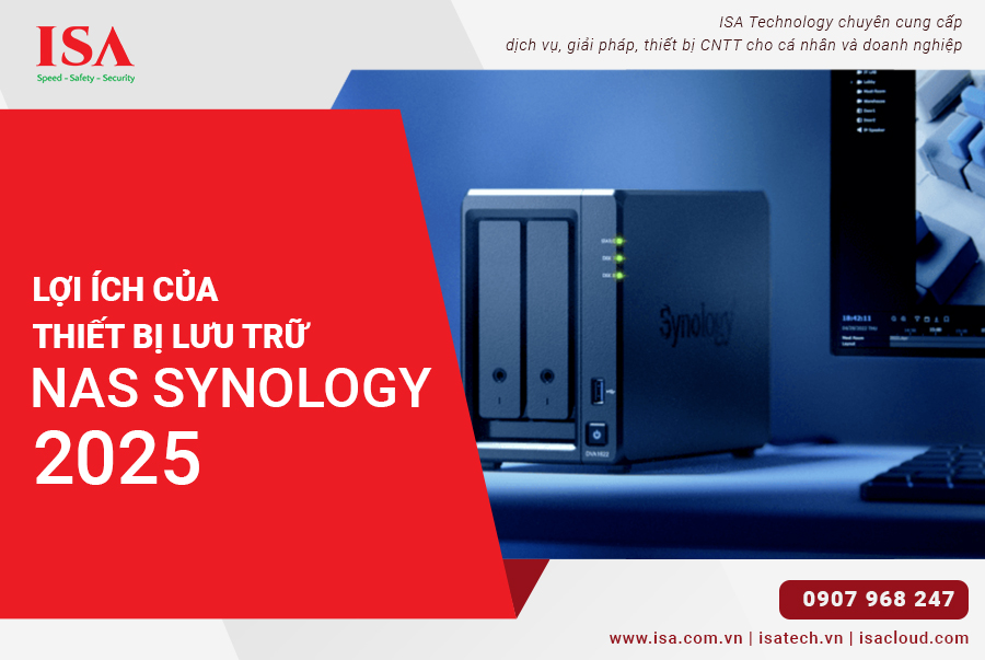 Lợi ích của thiết bị lưu trữ NAS Synology năm 2025