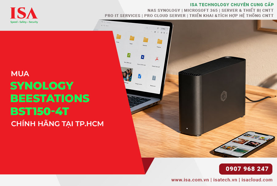 Mua Synology BeeStation BST150-4TB Chính Hãng Tại TP.HCM