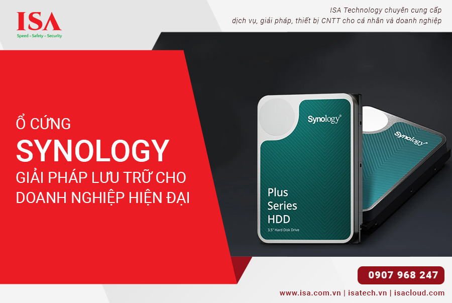 Ổ cứng Synology Giải pháp lưu trữ cho doanh nghiệp hiện đại
