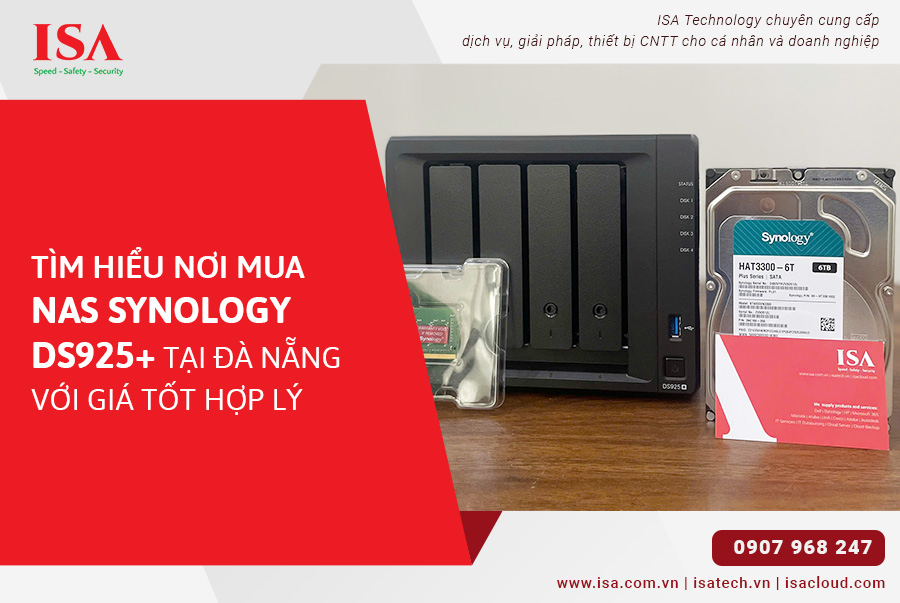 Tìm hiểu nơi mua Nas Synology DS925+ tại Đà Nẵng với giá hợp lý
