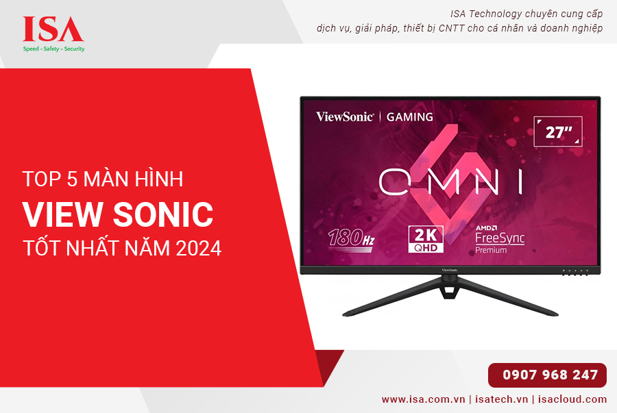 Top 5 Màn Hình ViewSonic Tốt Nhất 2024