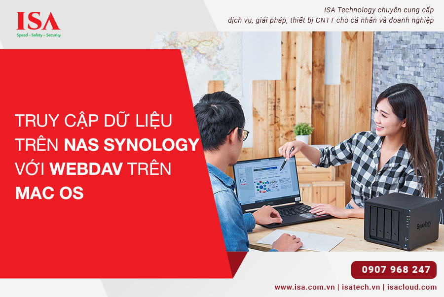 Truy cập dữ liệu trên Nas Synology với WebDAV trên Mac OS