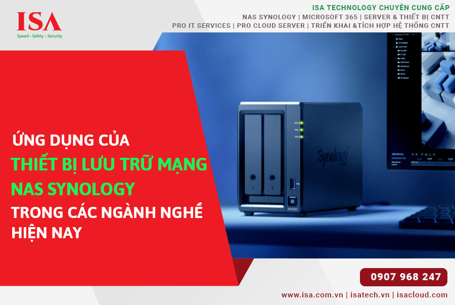 Ứng dụng của Thiết bị lưu trữ mạng NAS Synology trong các ngành nghề hiện nay