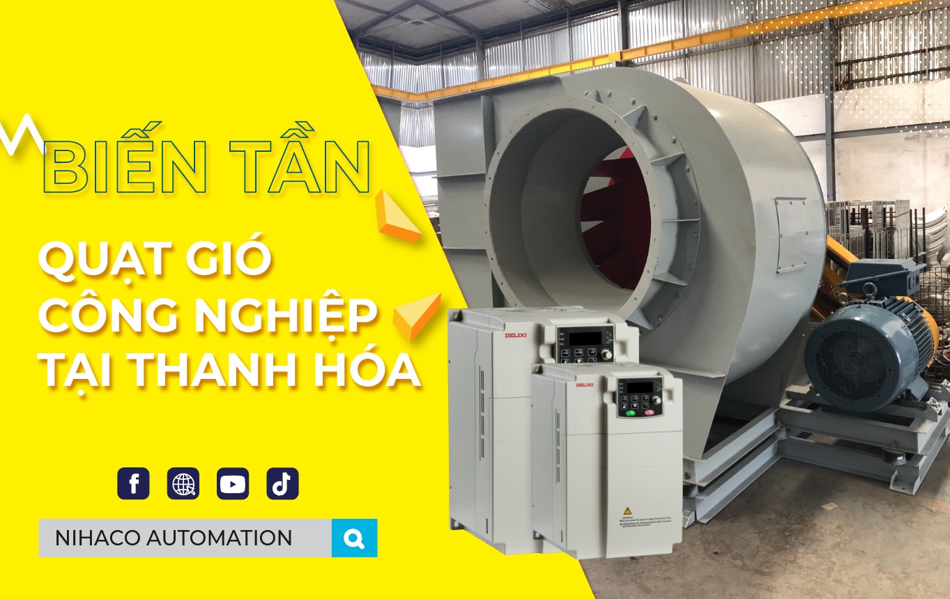 Lắp đặt biến tần cho quạt gió tại Thanh Hóa