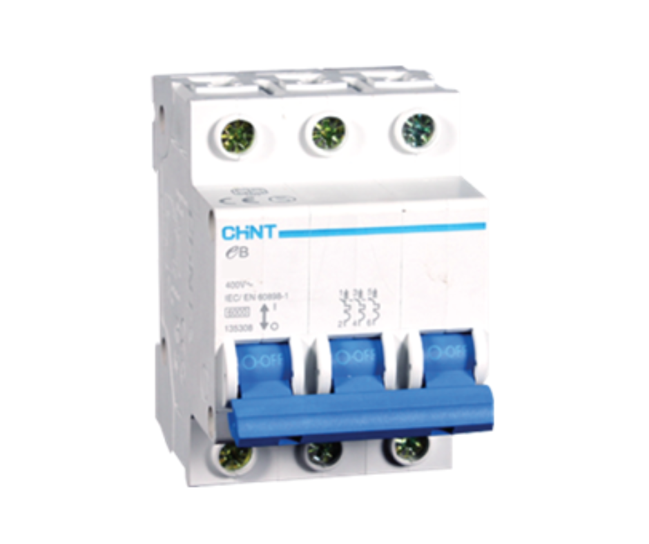 CẦU DAO TỰ ĐỘNG MCB CHINT EB 6KA 3P 6-10-16-20-25-32-40A