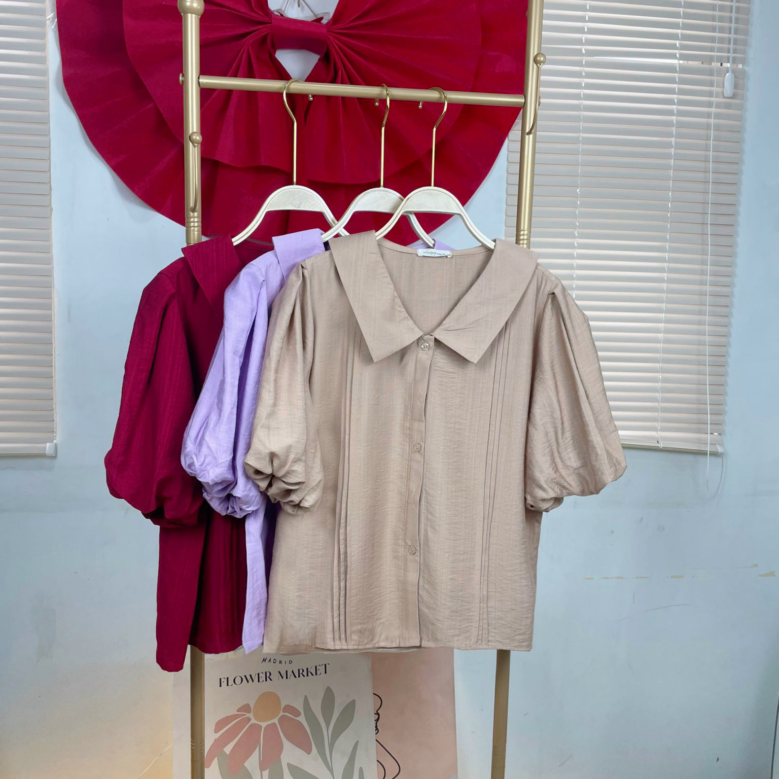 Áo sơ mi bigsize 60kg - 100kg tay bí chất đũi mát mặc đi làm công sở