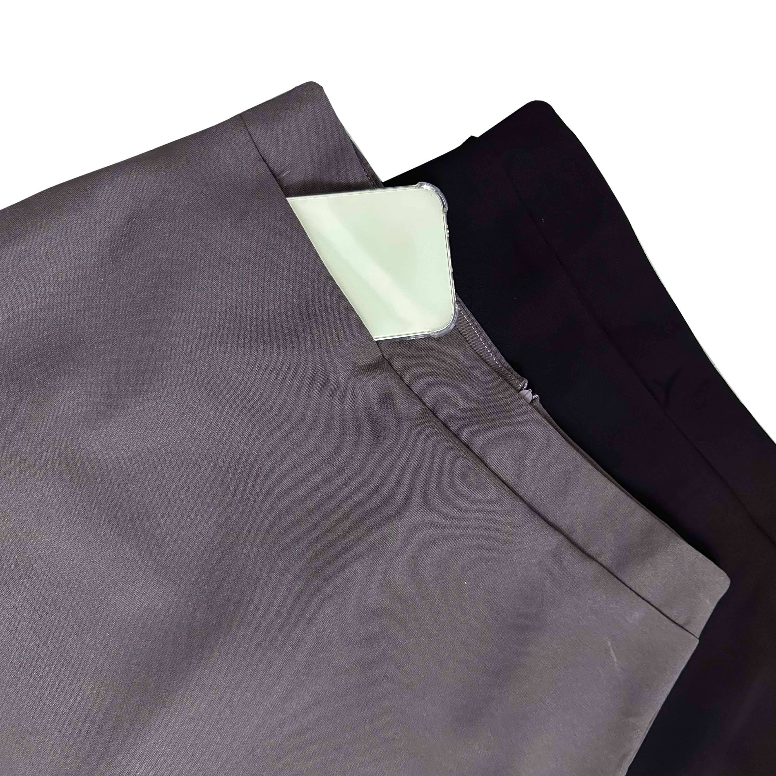 Chân váy công sở bigsize 60kg-95kg chất tuyết mưa 2 lớp dáng dài qua gối