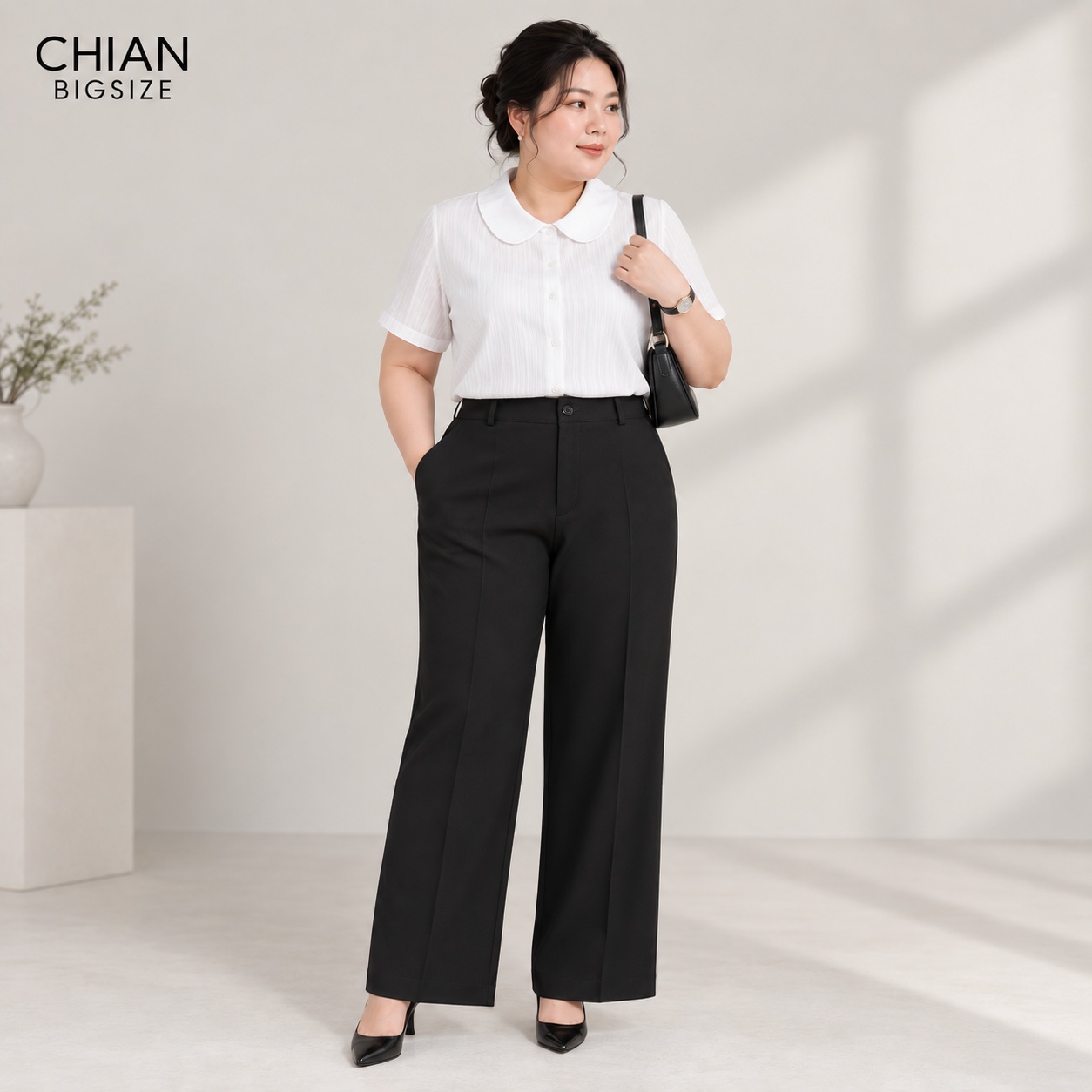 Quần tây bigsize 60kg - 100kg lưng cao ống đứng cao câp phù hợp mặc đi làm, đi học, đi chơi